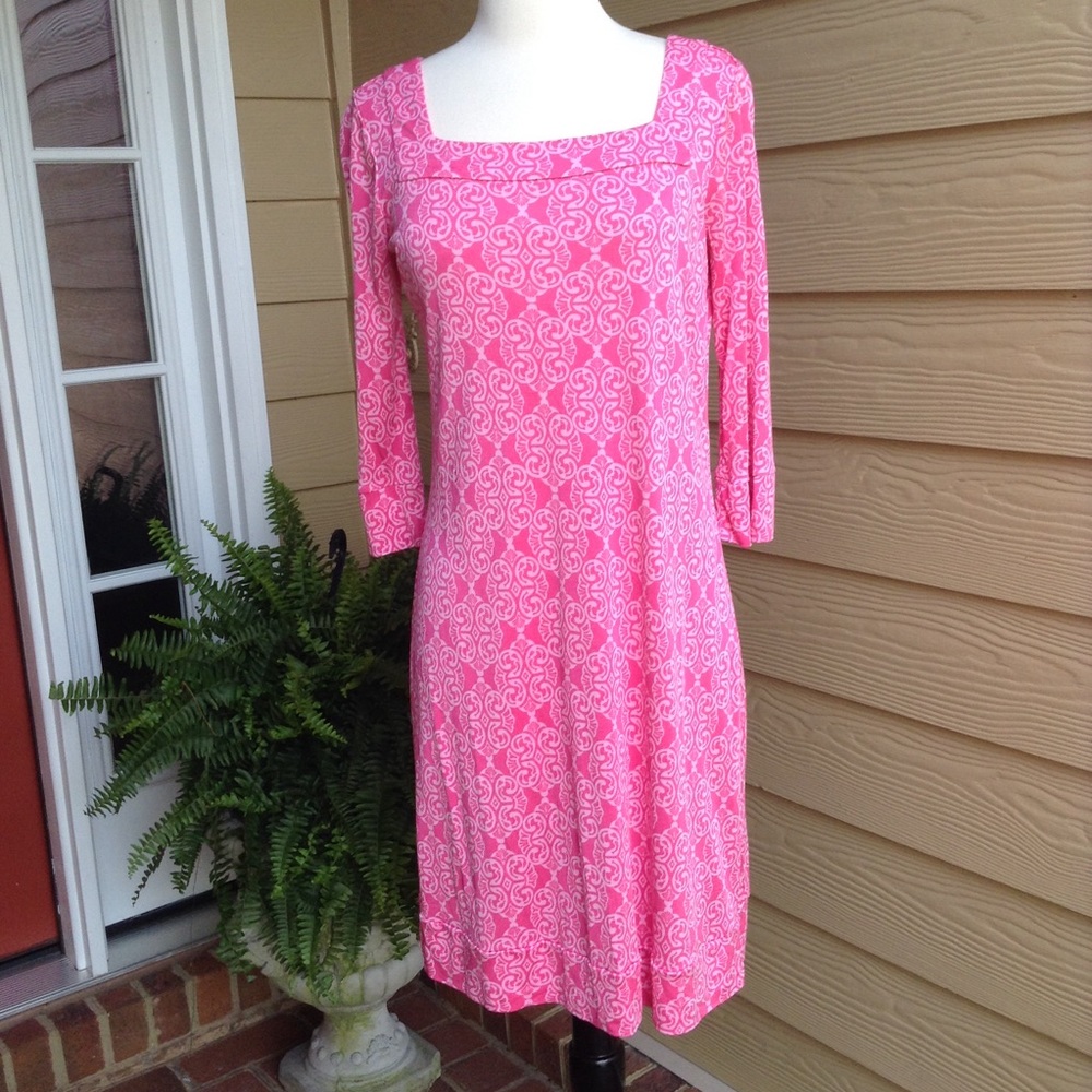 Lilly Pulitzer Silk Midi. Dress